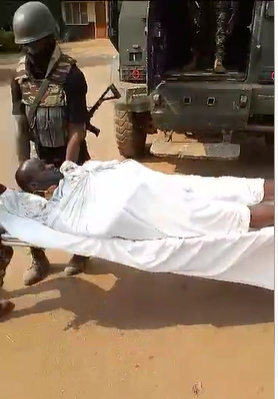 the supreme general effang on his hospital bed